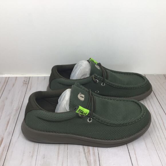 Gator Waders Mens Camp Shoes Slip On Outdoor Loafers Olive Green Size 10 - Picture 5 of 11